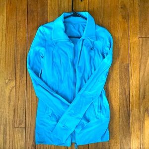 Lululemon zip-up jacket. Blue.